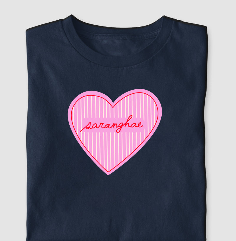 Camisa Coração Saranghae