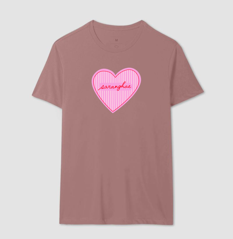 Camisa Coração Saranghae