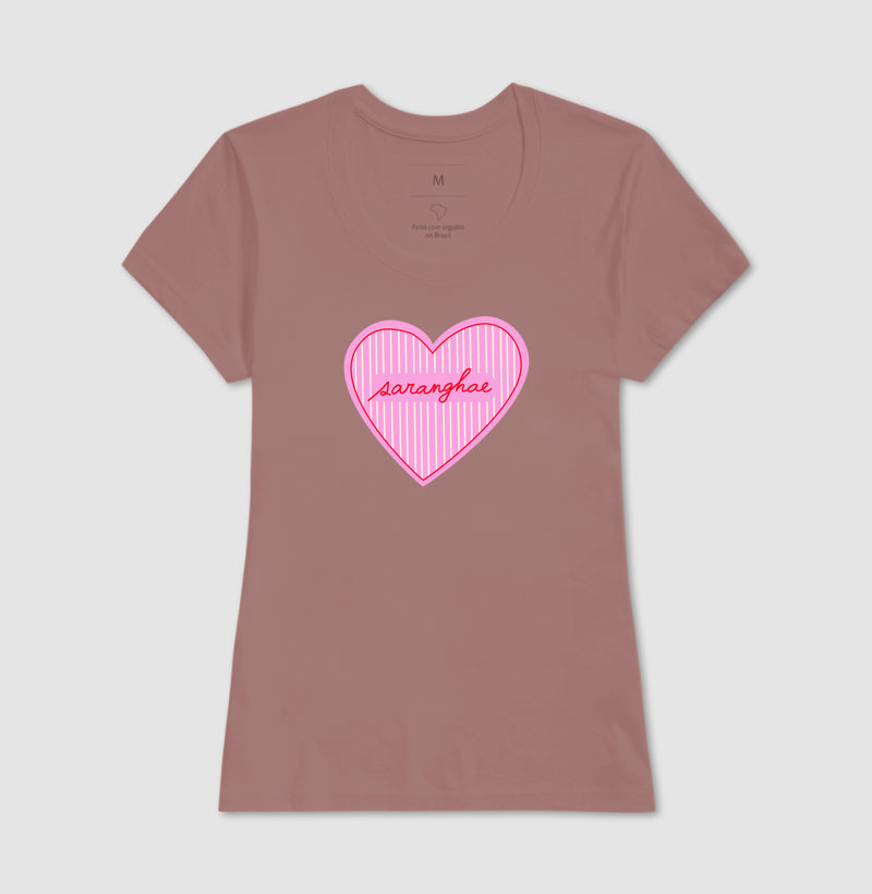 Camisa Coração Saranghae